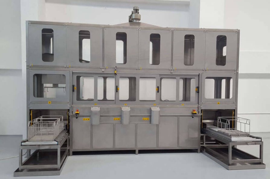 Precision ultrasonic parts washer